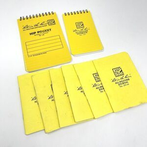Rite in the Rain All-Weather Universal Notebooks Field Notes Yellow Lot of 8